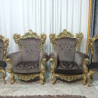 مبل سلطنتی در حد نو|مبلمان خانگی و میز عسلی|شیراز, باهنر|دیوار