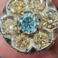 انگشتر نقره الماس خاص و بینظیر ۳۶ گرم