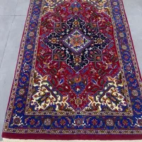فرش دستباف (بساک) فرش  به این زیبایی ندیدم ابریشم|فرش|مشکین‌دشت, |دیوار