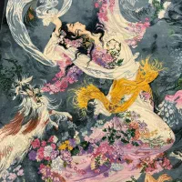 فرش دستبافت شکوفه صبحگاهی