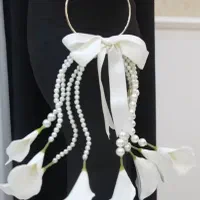 گل روبانی عروس پروانه|صنایع دستی و سایر لوازم تزئینی|سراب, |دیوار