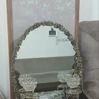 آینه و شمعدان نو و زیبا