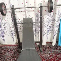میز ۳کاره پرس سینه همراه با دمبل و وزنه و...|تجهیزات ورزشی|کوهدشت, |دیوار
