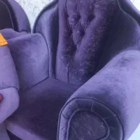 مبل ۱۰ نفره مخمل ترک بهمراه ۳ تا جلو مبلی