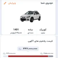 کوییک دنده‌ای دریچه گاز سیمی، مدل ۱۴۰۱ کارمندی|خودرو سواری و وانت|تربت جام, نظامی|دیوار
