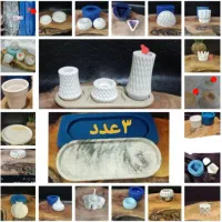 قالبpvc گلدان جاشمعی جاعودی وهفت سین|صنایع دستی و سایر لوازم تزئینی|آستانه اشرفیه, |دیوار