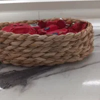 زیرقابلمه وزیر بشقابی وسبدمیوه وسبزی حصیری|ظروف سرو و پذیرایی|اراک, |دیوار