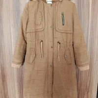 کاپشن خزدار بلند