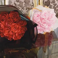 گل ربانی ولنتاین|گل مصنوعی|اصفهان, شهرک زاینده رود|دیوار