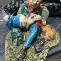 مجستمه پیر مرد|صنایع دستی و سایر لوازم تزئینی|نسیم‌شهر, |دیوار