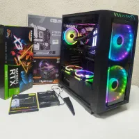 کیس گیمینگ نسل ۱۲ b760 wifi asus + RTX 3070TI+ RGB