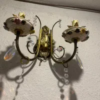دیوارکوب برنز -چینی ایتالیایی|لوستر و چراغ آویز|تهران, نیاوران|دیوار