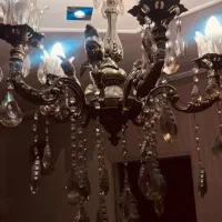 سلام دوعدد لوستر برنز و۳عدد دیوار کوب