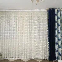 پرده سه متری در حد نو همراه با یالان