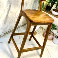 صندلی بار چوبی. صندلی کانتر چوبی. صندلی