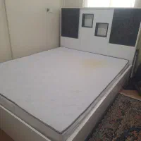 تخت دونفره باتشک و دراور، پاتختی|تخت و سرویس خواب|تهران, شهرک رضویه|دیوار