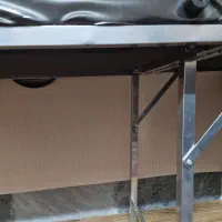 تخت چرم تاشو مدل چمدانی|آرایشگاه و سالن‌های زیبایی|قم, حاج زینل|دیوار