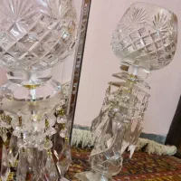 آینه و شمعدان کریستالی