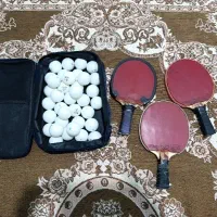 راکت پینگ پنگ همراه با کیف و توپ