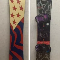 اسنوبورد و فیکس برتون burton قد تخته ۱۵۶