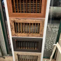 دریچه کولر چوبی(با درپوش)
