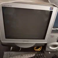 کامپیوتر سامسونگ به همراه کیبورد. اسپکر و غیره0|رایانه رومیزی|کرمان, |دیوار