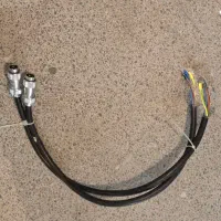 کابل 3در4 با کانکتور نظامی و سرسیم حلقوی