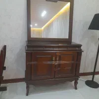 آینه کنسول چوبی سالم