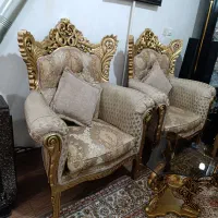 مبلمان سلطنتی 7 نفره در حدنو تمام چوب راش|مبلمان خانگی و میز عسلی|ورامین, ورامین|دیوار