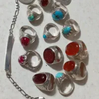 انگشتر نقره گرمی ۴۵۰