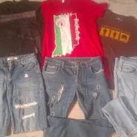 3 دست تیشرت همراه شلوار تاناک فقط 4
