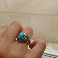 انگشتر نقره مردانه فیروزه نیشابور|جواهرات|تهران, پامنار|دیوار