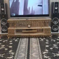 میز تی وی با پایه ها برنز اصل