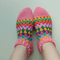 جوراب دست بافت