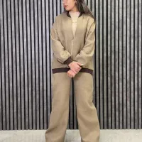 ست پاییزی بامبر شلوار کشمیر کجراه