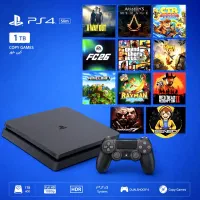 پلی استیشن ۴ اسلیم ۱ ترابایت کپیخور بهمراه ۱۰ بازی