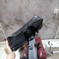 کیف نی انبان چرمی کار دست تک و عمده