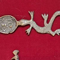 دو عدد اسنوفربرنجی وقاشق تزئینی برنجی عتیقه|کلکسیون اشیاء عتیقه|تهران, سعادت‌آباد|دیوار