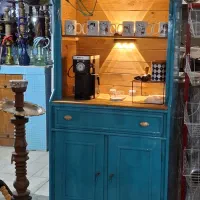 کافی بار چوبی فوق العاده زیبا