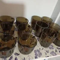 سرویس کامل شیشه ای اصل فرانسه|ظروف سرو و پذیرایی|شاهینشهر, شهرک پردیس|دیوار