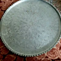 سینی چای مسی تقریبا قدیمی قطر۳۵