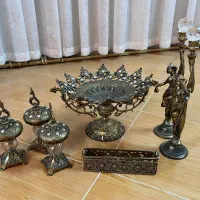 ست برنز و ساعت برنز