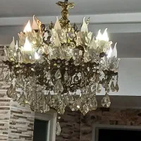 لوستر برنزی ۲۰ شعله