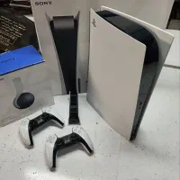 پلی استیشن ۵ اورجینال و پایه شارژر و هدست و ۲ دسته