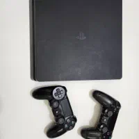 1tra PS4 slimتمیز بدون خط و خش کم کارکرد ۲ دسته|کنسول، بازی ویدئویی و آنلاین|قشم, |دیوار