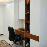 کابینت کمد دیواری درب چوبی اقساط
