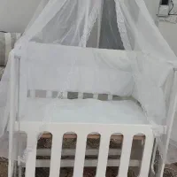 گهواره کنار تخت مادر|تخت و صندلی بچه|ماکو, |دیوار