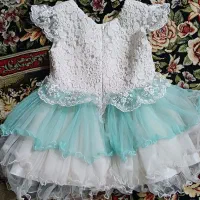 لباس مجلسی بچگانه عروسکی زیبا|لباس|قم, قلعه کامکار|دیوار