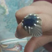 یاقوت کبود اصل با فیروزه قدیم