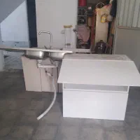 کابینت ظرفشویی با ابچکان و شیر وسینک